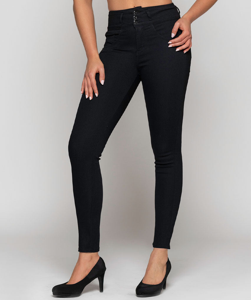 Jeans Dublin Best West Jeans tiro alto skinny ultraelasticada - foto 1