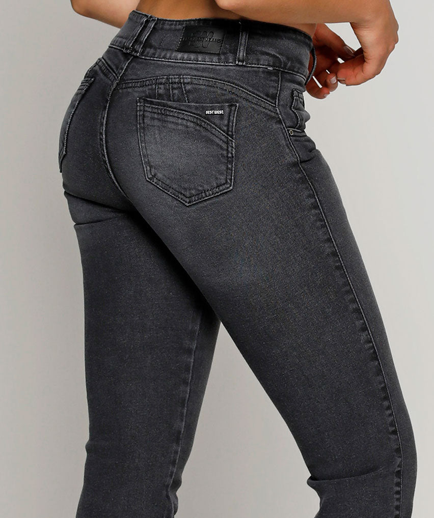 Jeans Aitana Best West Jeans tiro alto recto elasticada - foto 2