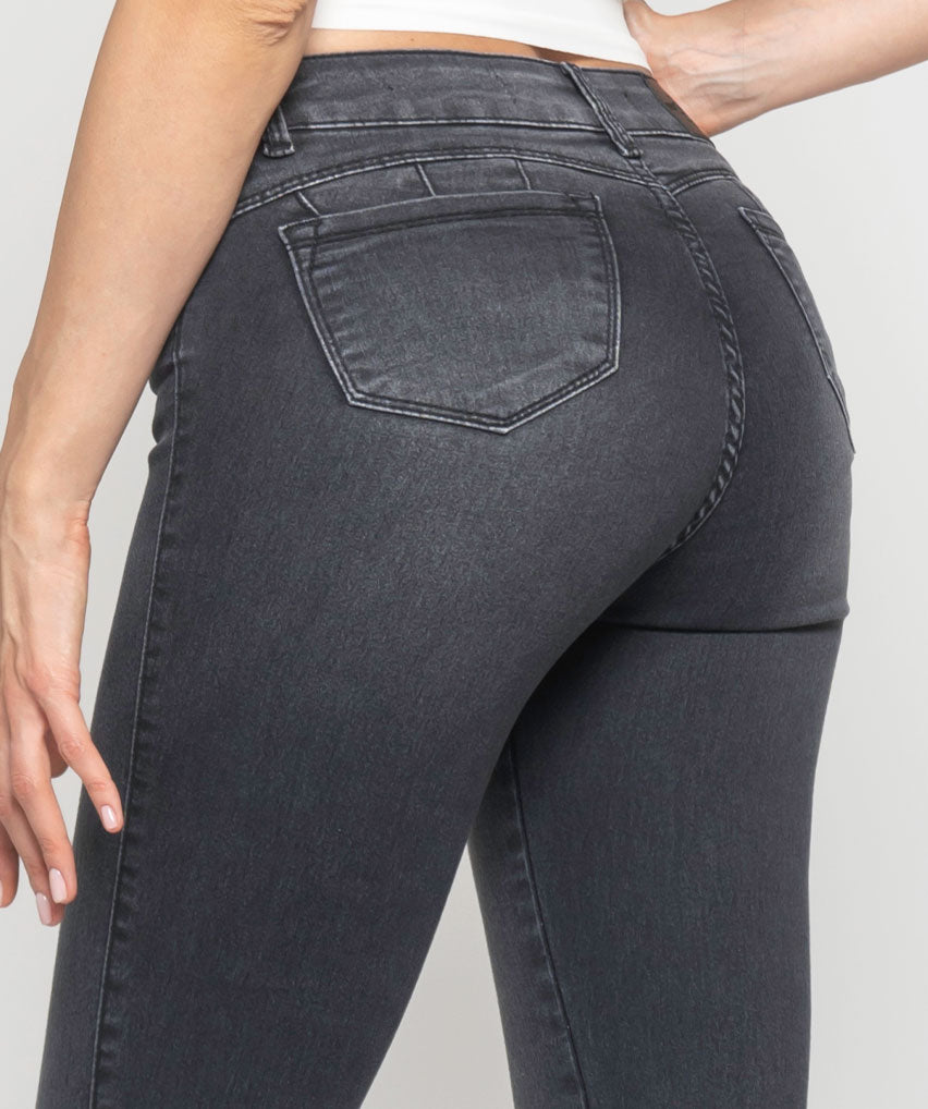 Jeans Brandy Best West Jeans tiro alto skinny elasticada - foto 2