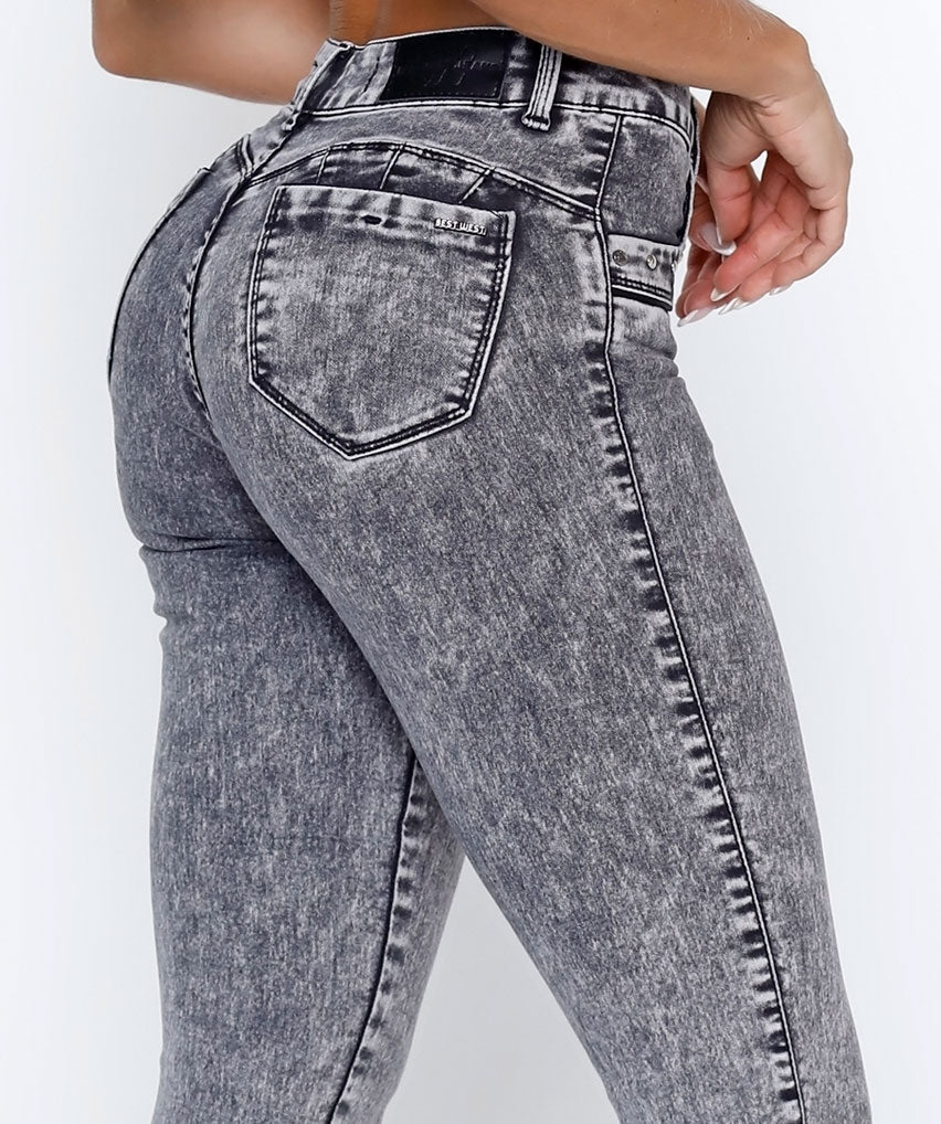 Jeans Buda Best West Jeans tiro alto skinny ultra elasticada - foto 2