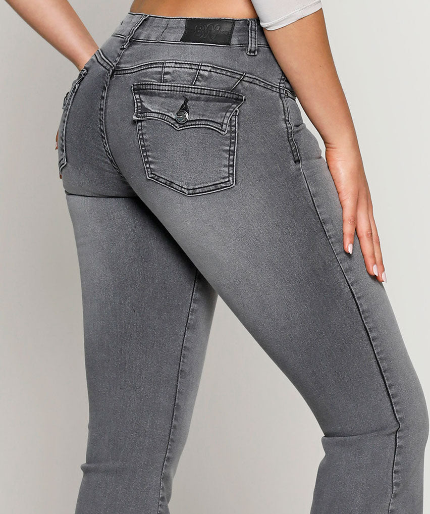 Jeans Petra Best West Jeans tiro medio oxford elasticada - foto 2