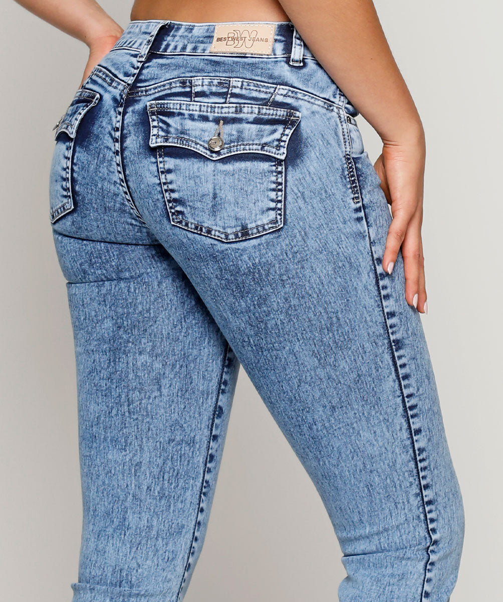 Jeans Sirena Best West Jeans tiro medio oxford - foto 2