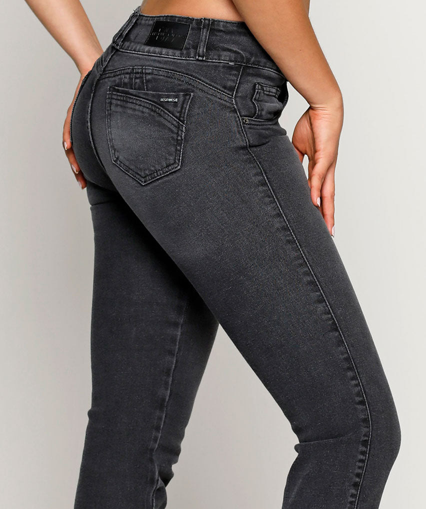 Jeans Aitana Best West Jeans tiro alto recto elasticada - foto 3