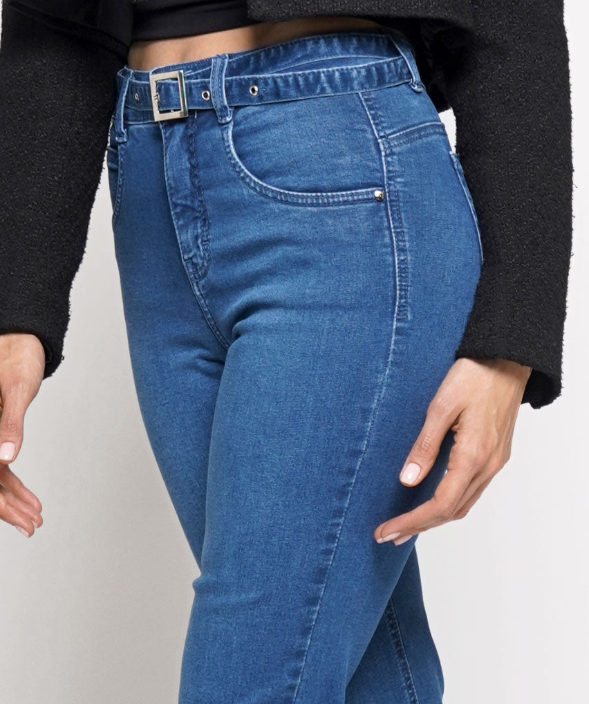 Jeans Flavia Best West Jeans tiro alto recto - foto 3
