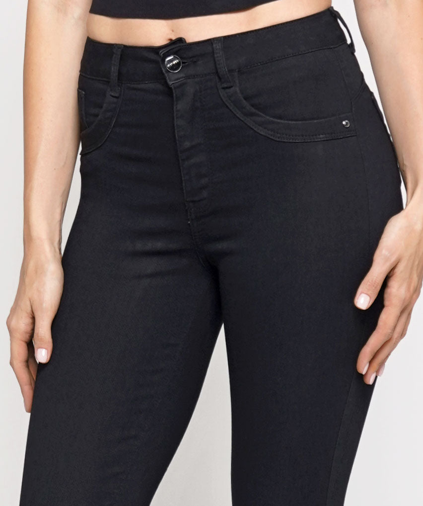 Jeans Maggi Best West Jeans tiro alto tobillero elasticada - foto 3