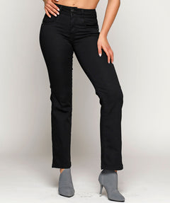 Jeans Lucero Best West Jeans tiro alto recto elasticada - foto 1