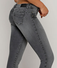Jeans Genova Best West Jeans tiro medio tobillero elasticada - foto 2