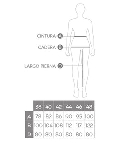 Jeans Lucero Best West Jeans tiro alto recto elasticada - foto 4